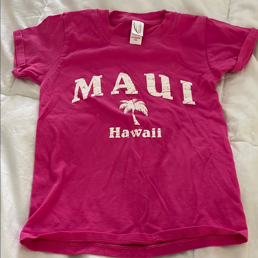 Kids Pink Maui T-Shirt